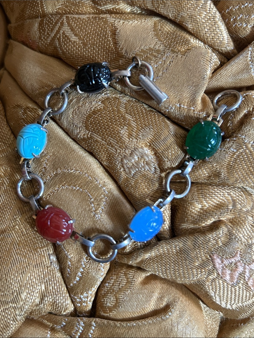 Egyptian revival bracelet